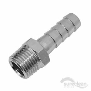 1/4" 8mm Threaded Hose Tail (Rectus)